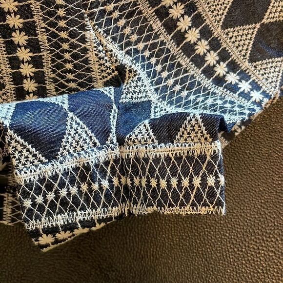 Romeo and Juliet couture sleeveless romper cut out 100% cotton size Small - Picture 6 of 11